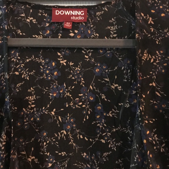 Plus size kimono style jacket/cardigan. EUC - Picture 2 of 2